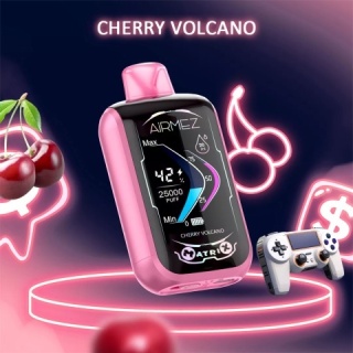 AiRMEZ Matrix Jednorazowy e-papieros 25000 Buchów o smaku Cherry Volcano