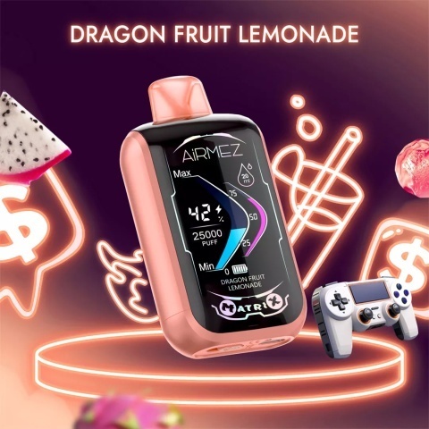 AiRMEZ Matrix Jednorazowy e-papieros 25000 Buchów o smaku Dragon Fruit Lemonade