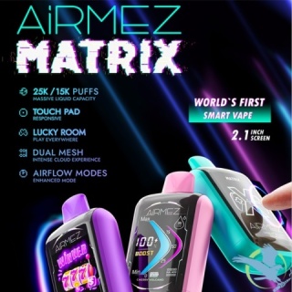 AiRMEZ Matrix Jednorazowy e-papieros 25000 Buchów o smaku Mango Colada