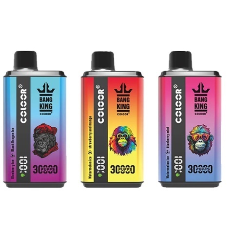 Bang King Jednorazowy e-papieros 30000 Buchów o smaku RED BULL / BLUEBERRY WATERMELON 36 ml