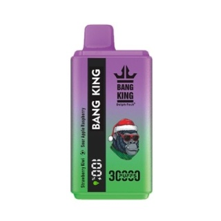 Bang King Jednorazowy e-papieros 30000 Buchów o smaku STRAWBERRY KIWI / SOUR APPLE RASPBERRY 36 ml