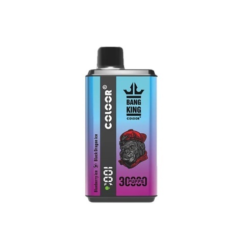 Bang King Jednorazowy e-papieros 30000 Buchów o smaku WATERMELON ICE / BLUEBERRY MINT 36 ml