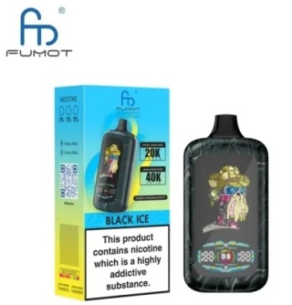 E-Papierosy Fumot Digital Monkey 40 000 Black Ice