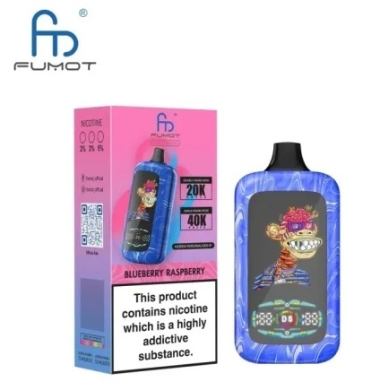 E-Papierosy Fumot Digital Monkey 40 000 Bluberry Raspberry