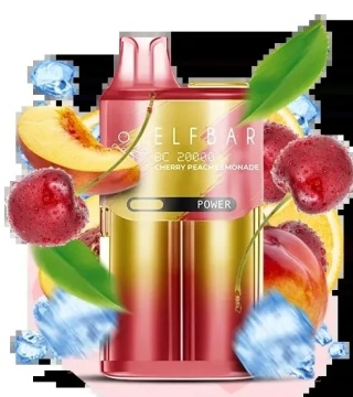 E-papier Watermelon Sour Peachosy ELFBAR BC20000 Cherry Peach Lemonade