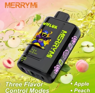 E-papieros MerryMI 24000 Wiflux Apple/Peach