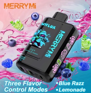 E-papieros MerryMI 24000 Wiflux Blue Razz/Lemonade